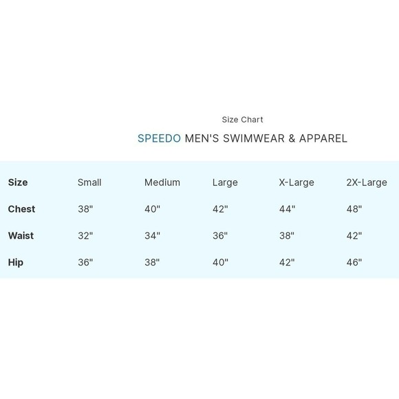 Speedo Men's Swim Trunks 20 Inch Knee Length Boardshorts Blue Small - Picture 14 of 14